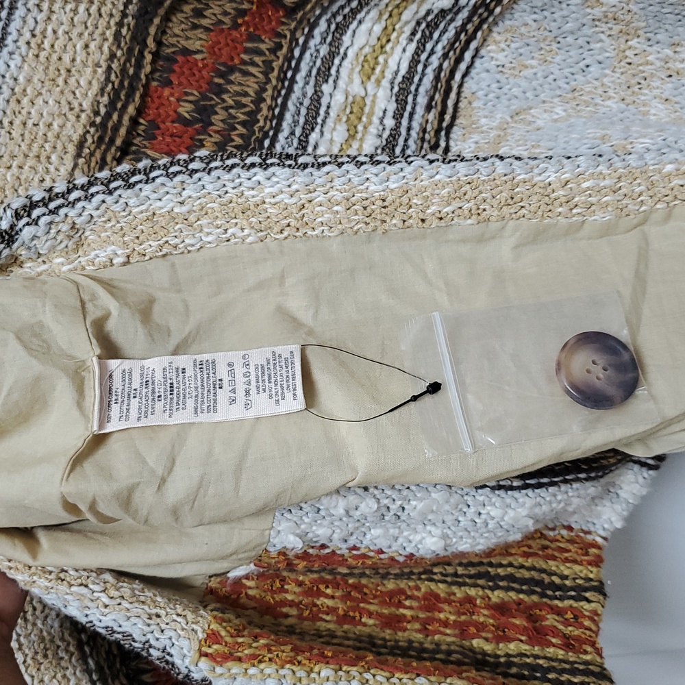 Free People Painted Desert Sweater Coat/Neutral - Picture 14 of 16